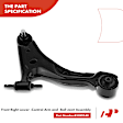 APCA3910 6x Front Control Arm & Ball Joint Assembly Tie Rod End
