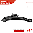 APCA3925 6x Front Lower Control Arm with Ball Joint Tie Rod