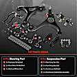 APCA3935 14x Front & Rear Control Arm & Ball Joint Assembly