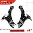 APCA3942 14x Control Arm & Ball Joint Sway Bar Tie Rod End
