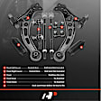 APCA4005 10 Pcs Control Arm & Tie Rod & Sway Bar Link