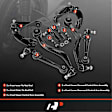 APCA4006 10x Control Arm with Ball Joint & Tie Rod