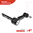 APCA4007 10x Front Control Pitman Idler Arm Ball Joint Tie Rod End