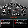 APCA4026 8x Control Arm with Ball Joint & Sway Bar Links & Tie Rod End