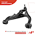 APCA4029 8x Front Lower Control Arms & Ball Joint Inner Outer Tie Rod End