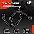 APCA4051 2x Front Upper Control Arm with Ball Joint