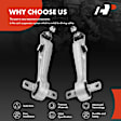 APCA4120 2x Front Left & Right Lower Control Arm with Ball Joint