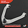 APCA4163 Front Left Upper Control Arm with Ball Joint