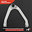 APCA4163 Front Left Upper Control Arm with Ball Joint