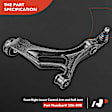 APCA4340 Front Right Lower Control Arm & Ball Joint Assembly