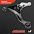 APCA4358 Front Left Lower Control Arm