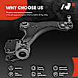 APCA4410PG Front Right Lower Control Arm with Ball Joint