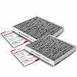APCA4431 2x Activated Carbon Cabin Air Filters