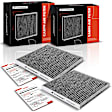 APCA4433 2x Activated Carbon Cabin Air Filters
