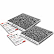 APCA4433 2x Activated Carbon Cabin Air Filters