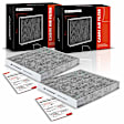 APCA4437 2x Activated Carbon Cabin Air Filters