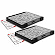 APCA4459 2x Activated Carbon Cabin Air Filter