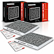 APCA4463 2x Activated Carbon Cabin Air Filter