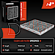 APCA4463 2x Activated Carbon Cabin Air Filter
