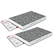 APCA4469 2x Activated Carbon Cabin Air Filter