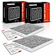 APCA4475 2x Activated Carbon Cabin Air Filters