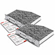 APCA4477 2x Activated Carbon Cabin Air Filter