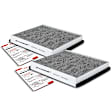 APCA4481 2x Activated Carbon Cabin Air Filter