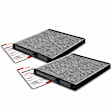 APCA4491 2x Activated Carbon Cabin Air Filter