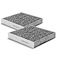 APCA4497 2x Activated Carbon Cabin Air Filters