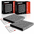APCA4504 2x Activated Carbon Cabin Air Filter