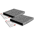 APCA4504 2x Activated Carbon Cabin Air Filter