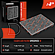 APCA4518 Activated Carbon Cabin Air Filter