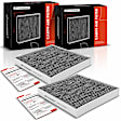 APCA4521 2x Activated Carbon Cabin Air Filters
