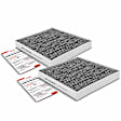APCA4521 2x Activated Carbon Cabin Air Filters