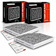 APCA4548 2x Activated Carbon Cabin Air Filter