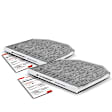 APCA4552 2x Activated Carbon Cabin Air Filter