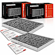 APCA4556 2x Activated Carbon Cabin Air Filters