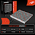 APCA4558 2x Activated Carbon Cabin Air Filter