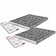 APCA4570 2x Activated Carbon Cabin Air Filters