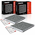 APCA4572 2x Activated Carbon Cabin Air Filter