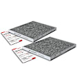 APCA4572 2x Activated Carbon Cabin Air Filter