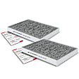 APCA4585 2x Activated Carbon Cabin Air Filter