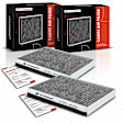 APCA4593 2x Activated Carbon Cabin Air Filter