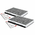 APCA4593 2x Activated Carbon Cabin Air Filter