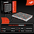 APCA4593 2x Activated Carbon Cabin Air Filter