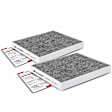 APCA4595 2x Activated Carbon Cabin Air Filter