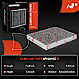 APCA4595 2x Activated Carbon Cabin Air Filter