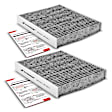 APCA4604 2x Activated Carbon Cabin Air Filters