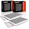APCA4606 2x Activated Carbon Cabin Air Filter