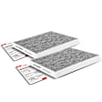 APCA4606 2x Activated Carbon Cabin Air Filter